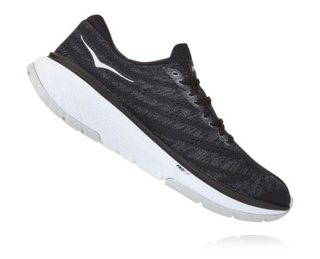 Hoka One One Cavu 3 - Tenis Caminhada Homem Pretas / Branco | PT-BSsdaUE